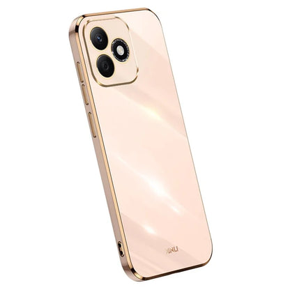 XINLI For Honor X60i 5G Case TPU Phone Cover with Electroplating Frame