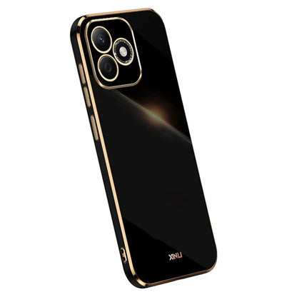 XINLI For Honor X60i 5G Case TPU Phone Cover with Electroplating Frame