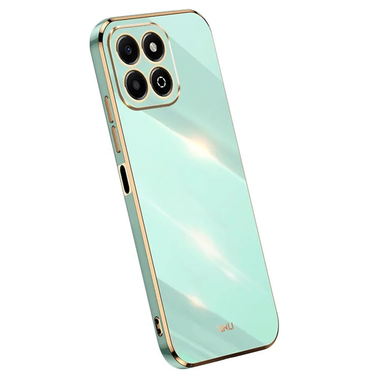 XINLI For Honor X6b 4G Case TPU Phone Cover with Electroplating Frame