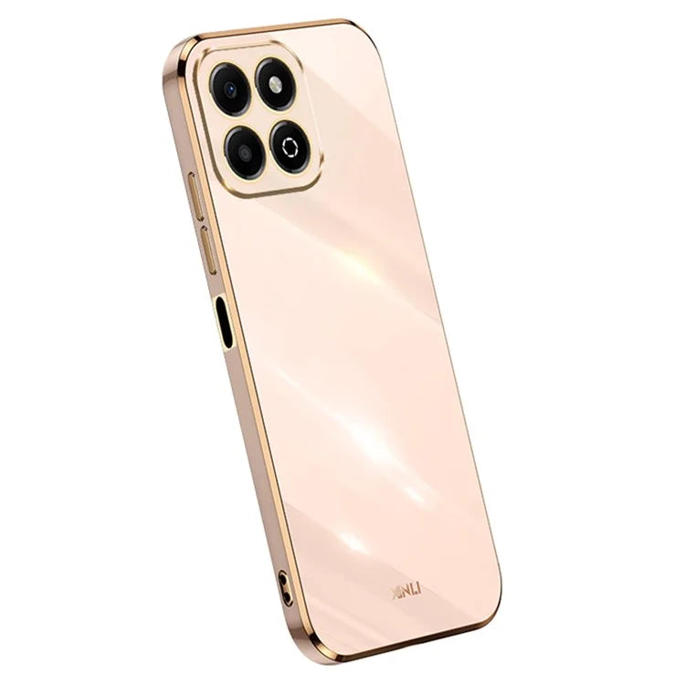 XINLI For Honor X6b 4G Case TPU Phone Cover with Electroplating Frame