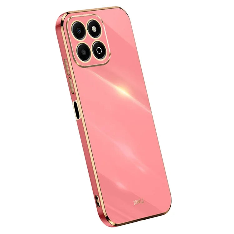 XINLI For Honor X6b 4G Case TPU Phone Cover with Electroplating Frame