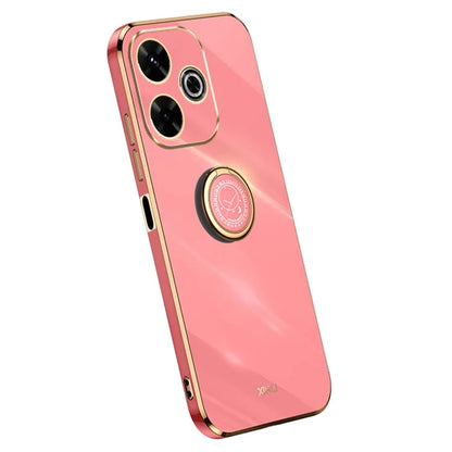 XINLI For Xiaomi Redmi 13 5G / 4G Case Ring Kickstand Electroplating TPU Phone Cover