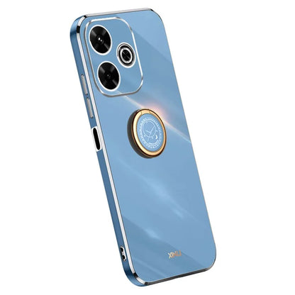 XINLI For Xiaomi Redmi 13 5G / 4G Case Ring Kickstand Electroplating TPU Phone Cover
