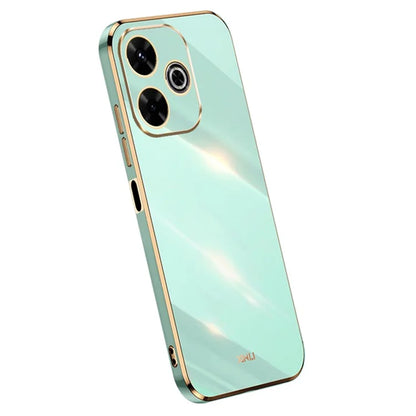 XINLI For Xiaomi Redmi 13 5G / 4G Case TPU Phone Cover with Electroplating Frame