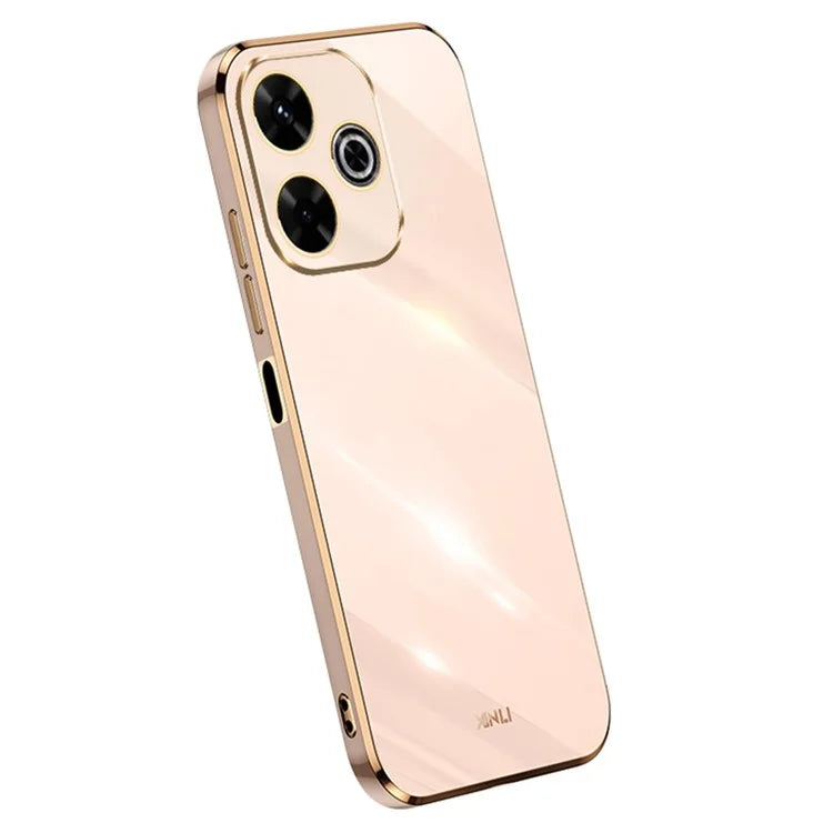 XINLI For Xiaomi Redmi 13 5G / 4G Case TPU Phone Cover with Electroplating Frame