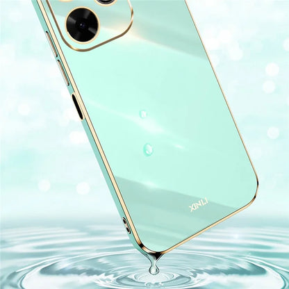 XINLI For Xiaomi Redmi 13 5G / 4G Case TPU Phone Cover with Electroplating Frame