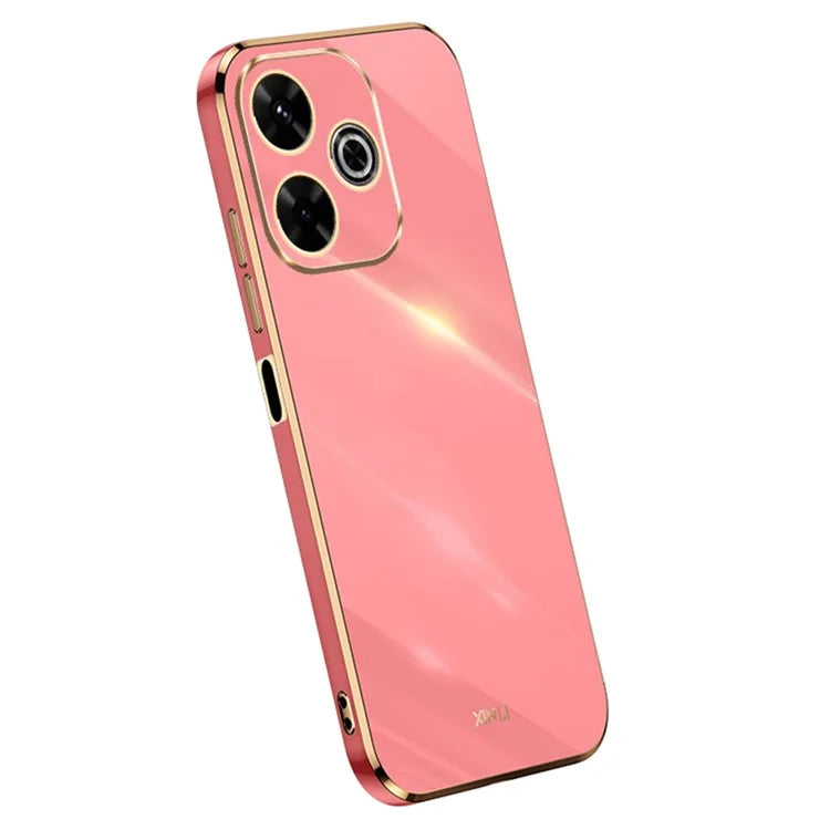 XINLI For Xiaomi Redmi 13 5G / 4G Case TPU Phone Cover with Electroplating Frame