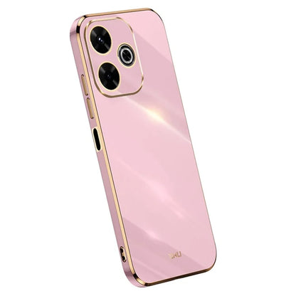 XINLI For Xiaomi Redmi 13 5G / 4G Case TPU Phone Cover with Electroplating Frame