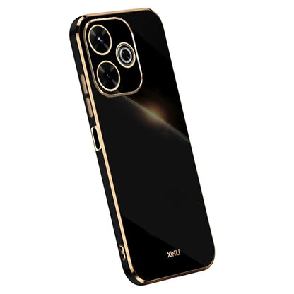 XINLI For Xiaomi Redmi 13 5G / 4G Case TPU Phone Cover with Electroplating Frame