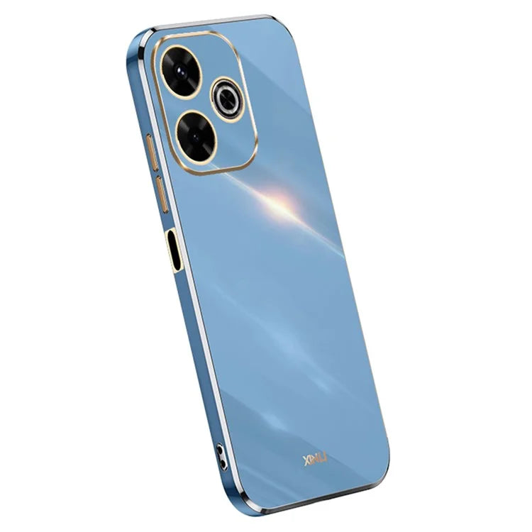XINLI For Xiaomi Redmi 13 5G / 4G Case TPU Phone Cover with Electroplating Frame