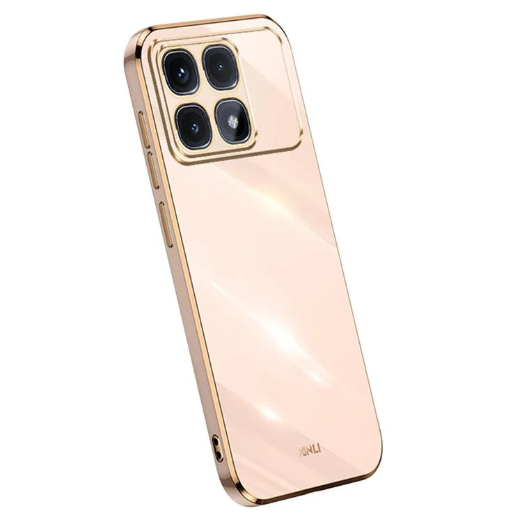 XINLI For Xiaomi Redmi K70 Ultra Case TPU Phone Cover with Electroplating Frame