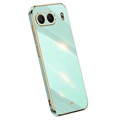 XINLI For OnePlus Nord 4 Case TPU Phone Cover with Electroplating Frame