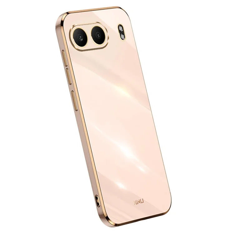 XINLI For OnePlus Nord 4 Case TPU Phone Cover with Electroplating Frame