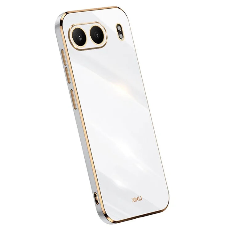 XINLI For OnePlus Nord 4 Case TPU Phone Cover with Electroplating Frame