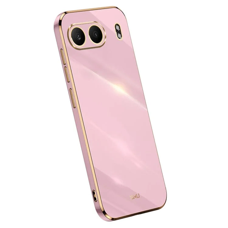 XINLI For OnePlus Nord 4 Case TPU Phone Cover with Electroplating Frame