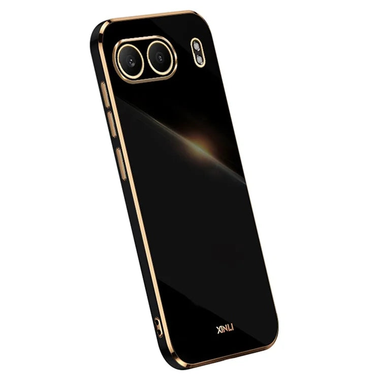 XINLI For OnePlus Nord 4 Case TPU Phone Cover with Electroplating Frame