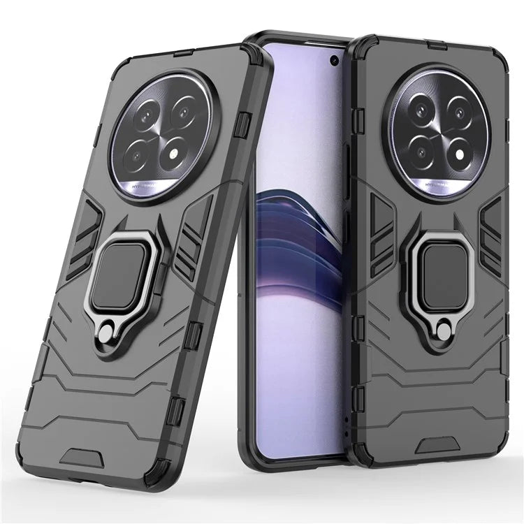 For Realme 13 Pro 5G Case PC+TPU Protective Phone Cover with Ring Kickstand
