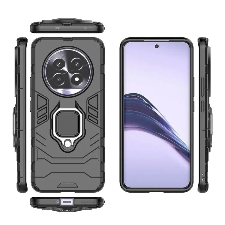 For Realme 13 Pro 5G Case PC+TPU Protective Phone Cover with Ring Kickstand