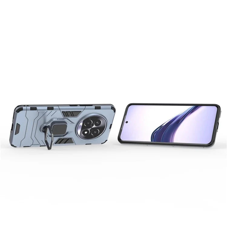 For Realme 13 Pro 5G Case PC+TPU Protective Phone Cover with Ring Kickstand