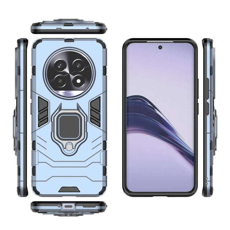 For Realme 13 Pro 5G Case PC+TPU Protective Phone Cover with Ring Kickstand