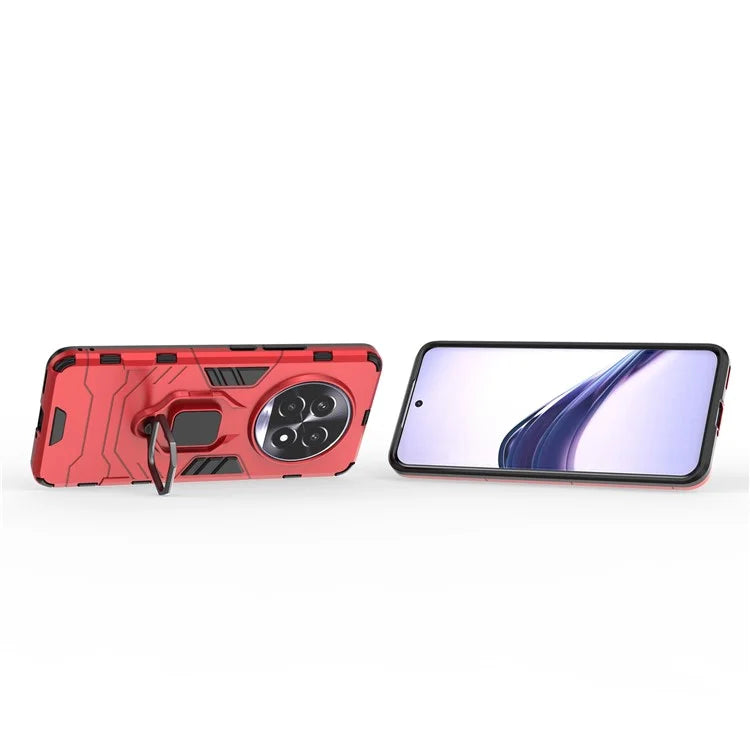 For Realme 13 Pro 5G Case PC+TPU Protective Phone Cover with Ring Kickstand