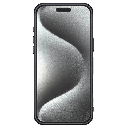 NILLKIN ICELADE Prop Magnetic Series For iPhone 16 Pro Max Case Compatible with MagSafe PC+TPU Phone Cover Slide Lens Lid - Black