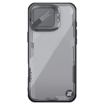 NILLKIN Iceblade Prop for iPhone 16 Pro Max Case PC+TPU Phone Shell with Lens Cover Kickstand