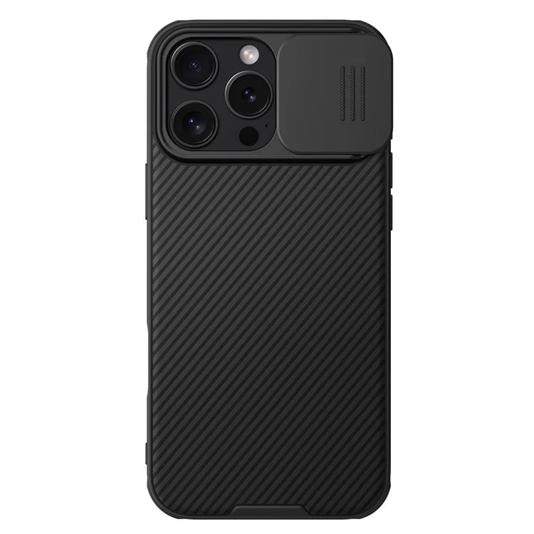 NILLKIN Camshield Pro Series for iPhone 16 Pro Max Case PC+TPU Slide Camera Lid Phone Cover