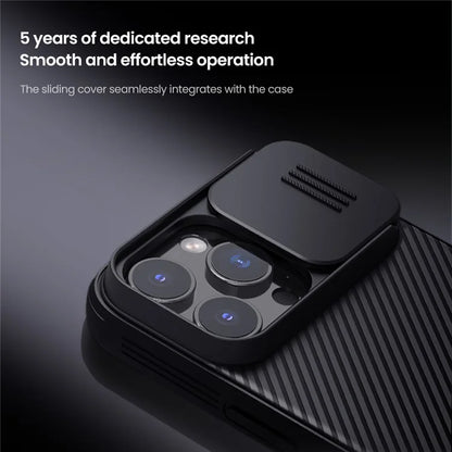 NILLKIN Camshield Pro Series for iPhone 16 Pro Max Case PC+TPU Slide Camera Lid Phone Cover