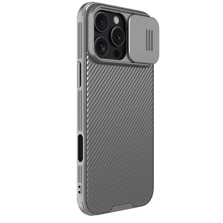 NILLKIN Camshield Pro Series for iPhone 16 Pro Max Case PC+TPU Slide Camera Lid Phone Cover