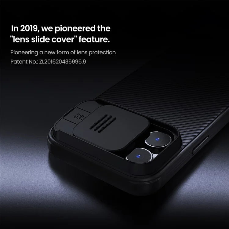 NILLKIN Camshield Pro Series for iPhone 16 Pro Max Case PC+TPU Slide Camera Lid Phone Cover