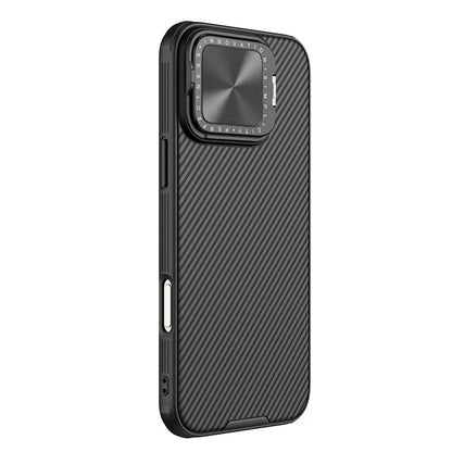 NILLKIN Camshield Prop Magnetic Series for iPhone 16 Pro Max Case Compatible with MagSafe PC+TPU Phone Cover with Camera Cover