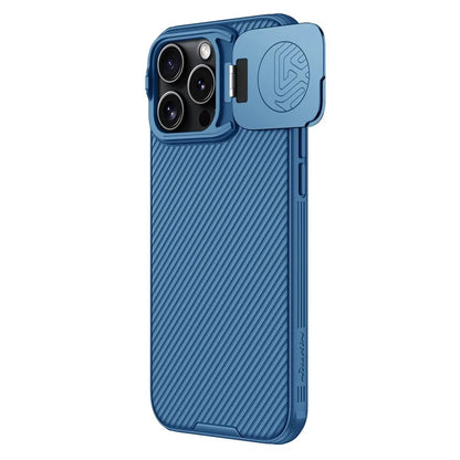NILLKIN Camshield Prop Magnetic Series for iPhone 16 Pro Max Case Compatible with MagSafe PC+TPU Phone Cover with Camera Cover