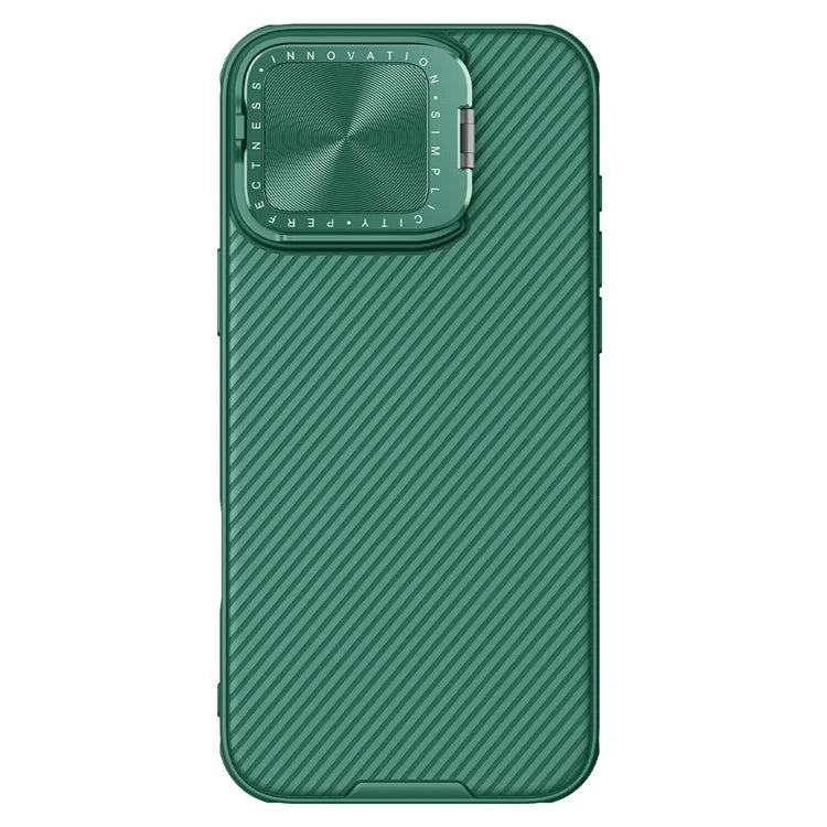 NILLKIN Camshield Prop Magnetic Series for iPhone 16 Pro Max Case Compatible with MagSafe PC+TPU Phone Cover with Camera Cover
