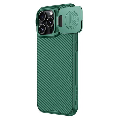 NILLKIN Camshield Prop Magnetic Series for iPhone 16 Pro Max Case Compatible with MagSafe PC+TPU Phone Cover with Camera Cover
