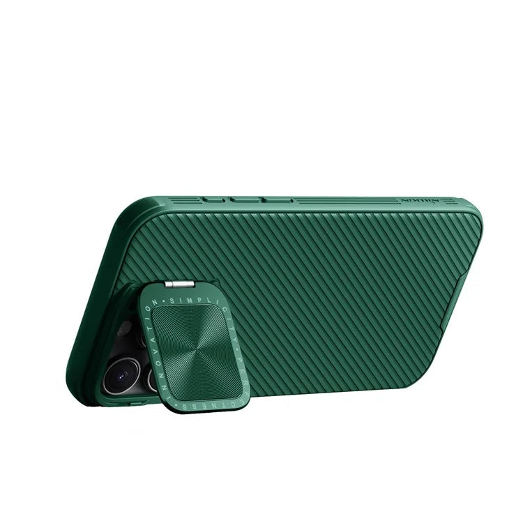 NILLKIN Camshield Prop Magnetic Series for iPhone 16 Pro Max Case Compatible with MagSafe PC+TPU Phone Cover with Camera Cover