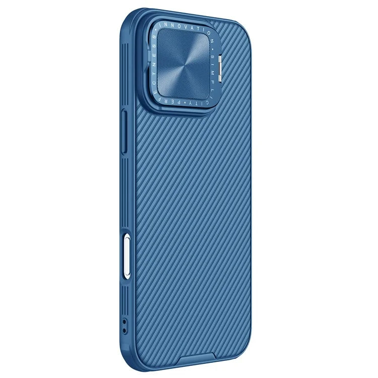 NILLKIN Camshield Prop Series for iPhone 16 Pro Max Case Slide Camera Protection PC + TPU Phone Cover