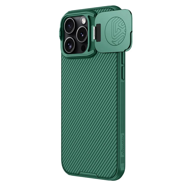 NILLKIN Camshield Prop Series for iPhone 16 Pro Max Case Slide Camera Protection PC + TPU Phone Cover