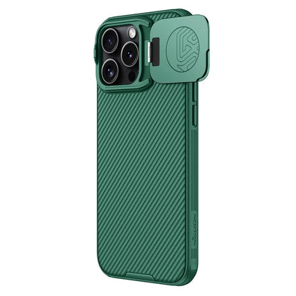 NILLKIN Camshield Prop Series for iPhone 16 Pro Max Case Slide Camera Protection PC + TPU Phone Cover
