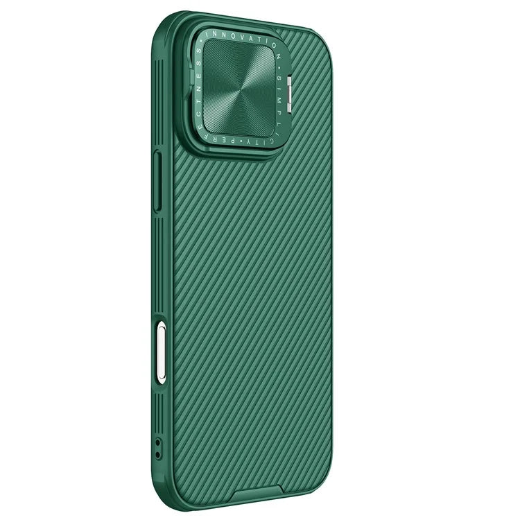NILLKIN Camshield Prop Series for iPhone 16 Pro Max Case Slide Camera Protection PC + TPU Phone Cover