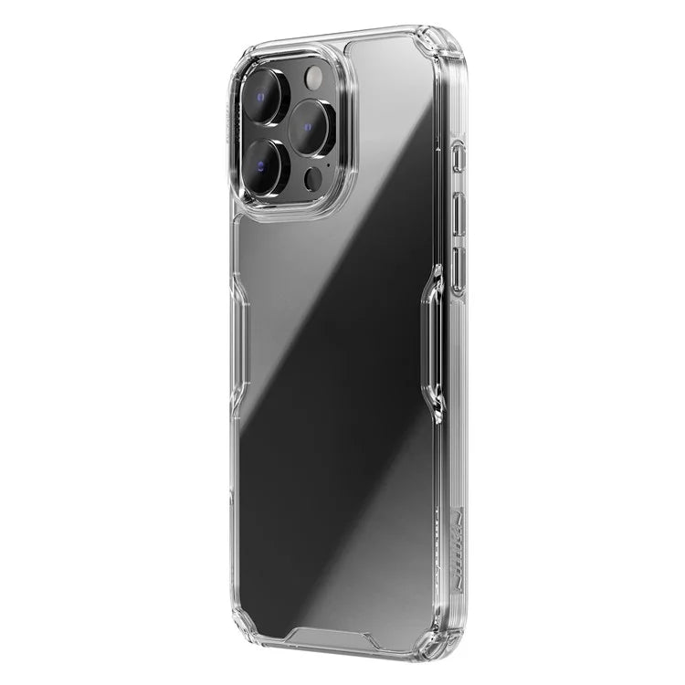 NILLKIN Nature Pro Series for iPhone 16 Pro Max Clear Case PC+TPU Phone Back Cover