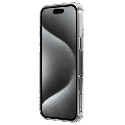 NILLKIN Nature Pro Series for iPhone 16 Pro Max Clear Case PC+TPU Phone Back Cover