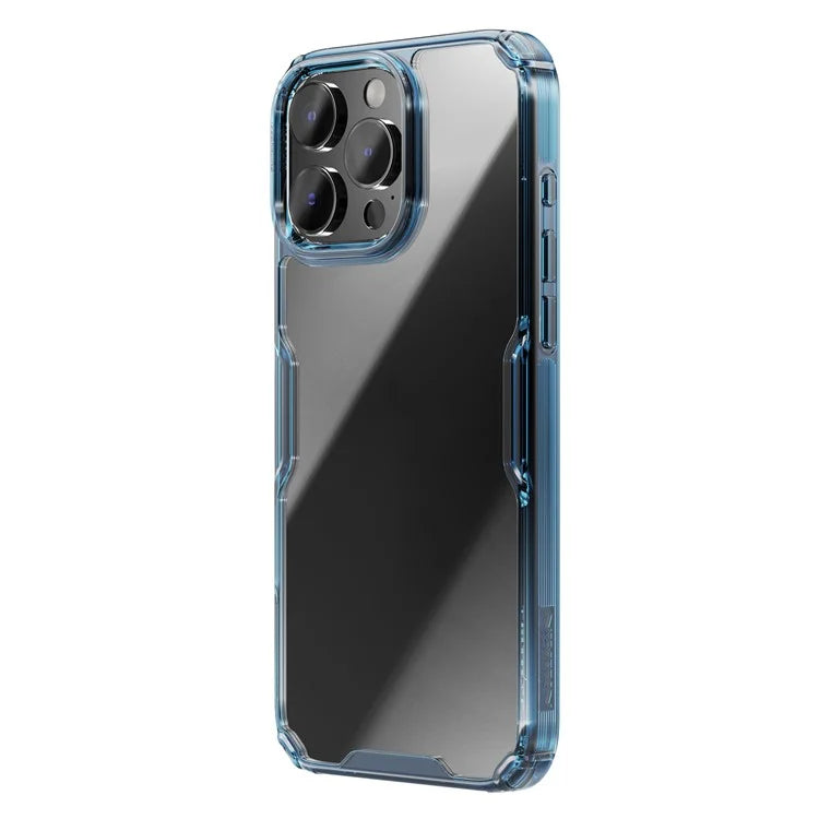 NILLKIN Nature Pro Series for iPhone 16 Pro Max Clear Case PC+TPU Phone Back Cover