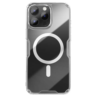 NILLKIN Pro Series for iPhone 16 Pro Max Case Compatible with MagSafe TPU+PC Ultra Clear Phone Case