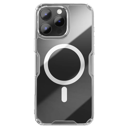 NILLKIN Pro Series for iPhone 16 Pro Max Case Compatible with MagSafe TPU+PC Ultra Clear Phone Case