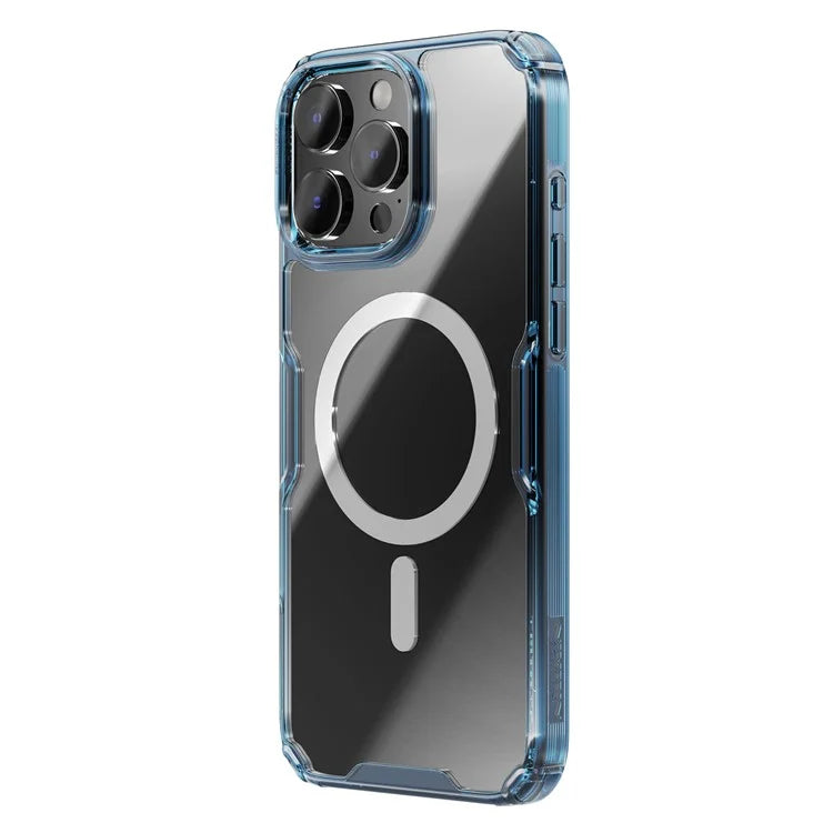 NILLKIN Pro Series for iPhone 16 Pro Max Case Compatible with MagSafe TPU+PC Ultra Clear Phone Case