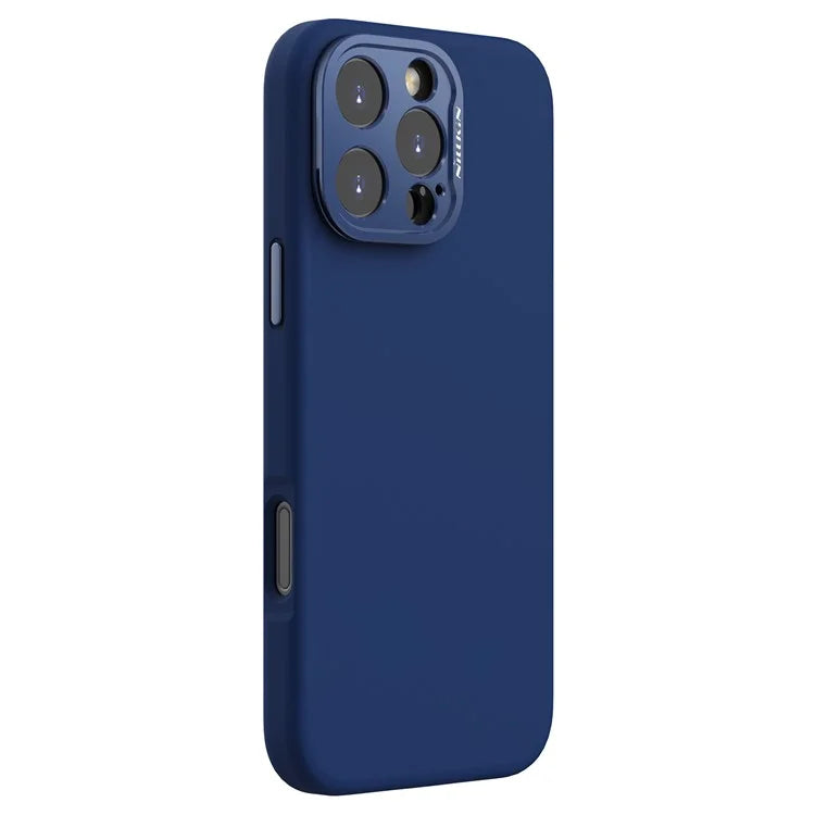 NILLKIN Lenswing Prop For iPhone 16 Pro Max Case Compatible with MagSafe Camera Lens Frame Kickstand Soft Silicone Phone Cover