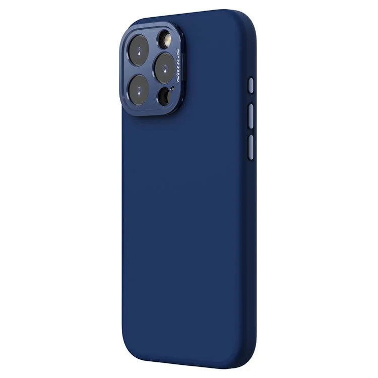 NILLKIN Lenswing Prop For iPhone 16 Pro Max Case Compatible with MagSafe Camera Lens Frame Kickstand Soft Silicone Phone Cover