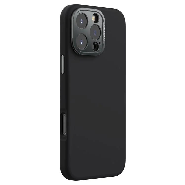 NILLKIN Lenswing Prop For iPhone 16 Pro Max Case Compatible with MagSafe Camera Lens Frame Kickstand Soft Silicone Phone Cover