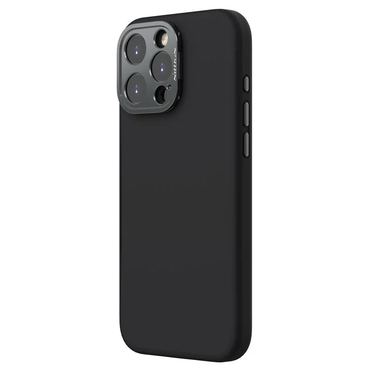 NILLKIN Lenswing Prop For iPhone 16 Pro Max Case Compatible with MagSafe Camera Lens Frame Kickstand Soft Silicone Phone Cover